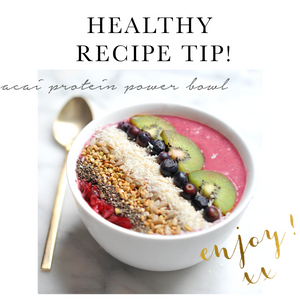 Healthy Recipe Tip: Acai Protein Power Bowl