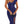 Load image into Gallery viewer, Valentino One Shoulder Ruffle Bodycon Midi Dress - Navy Blue - Daily Chic
