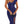 Load image into Gallery viewer, Valentino One Shoulder Ruffle Bodycon Midi Dress - Navy Blue - Daily Chic
