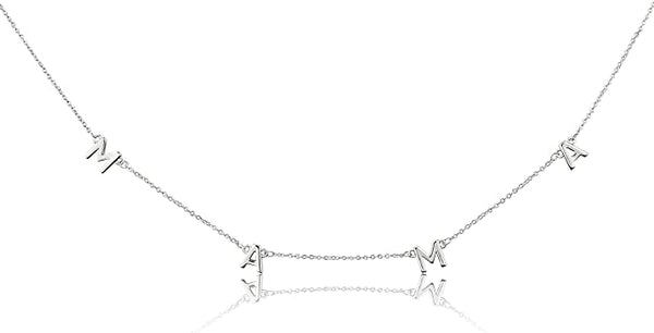 Dainty Mama Necklace - Gold, White Gold
