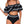 Load image into Gallery viewer, Señorita Off Shoulder Ruffle Top High Waisted Bikini - Black or Navy - Daily Chic