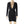 Load image into Gallery viewer, Nadia Long Sleeve Deep V Plunge Dress - Black - Daily Chic
