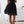 Load image into Gallery viewer, Macie Lace Up Back Lace Dress - Black - Daily Chic