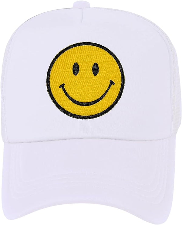 Good Vibes Only Smiley Face Trucker Hat