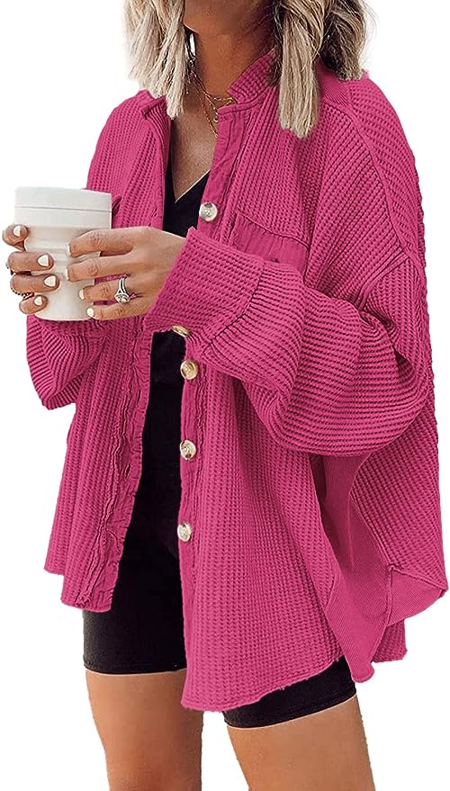 Winnie Waffle Knit Shacket