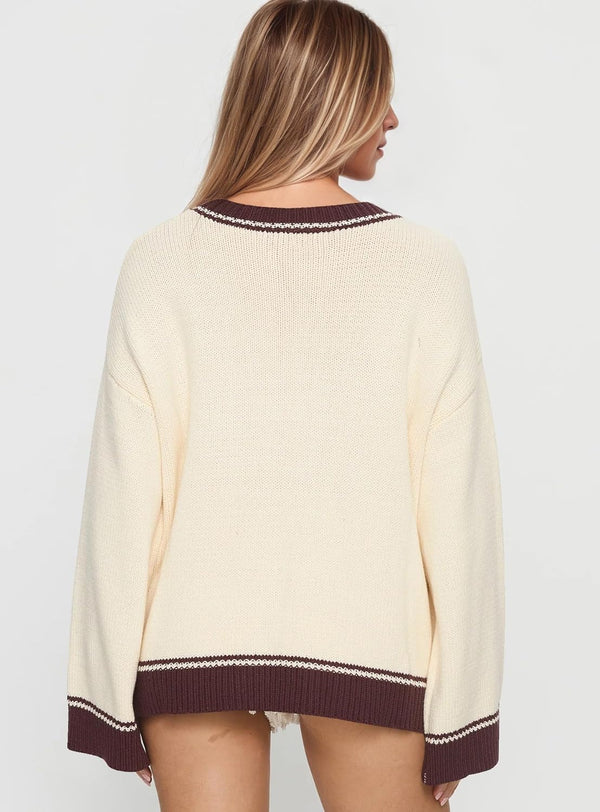 Wild Meadow Horse Knit Pullover Sweater