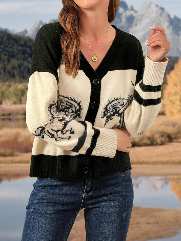 Wild at Heart Western Horse Cardigan - Black or Brown