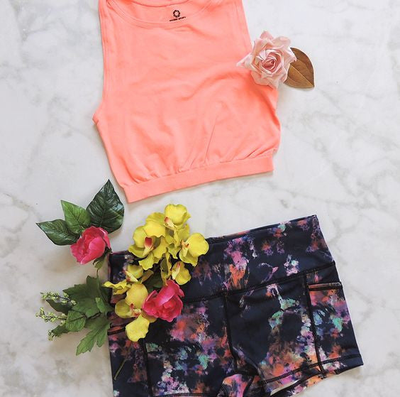 Be Legendary Fit Crop Top - Electric Pink - Daily Chic