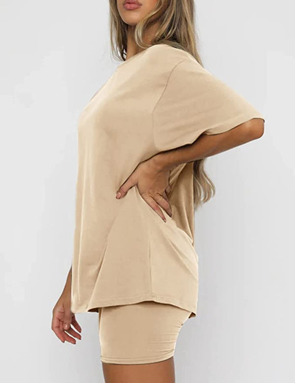 Joah Two Piece Biker Shorts Set