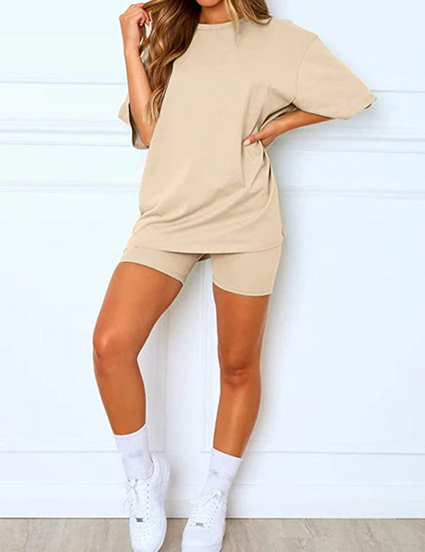 Joah Two Piece Biker Shorts Set