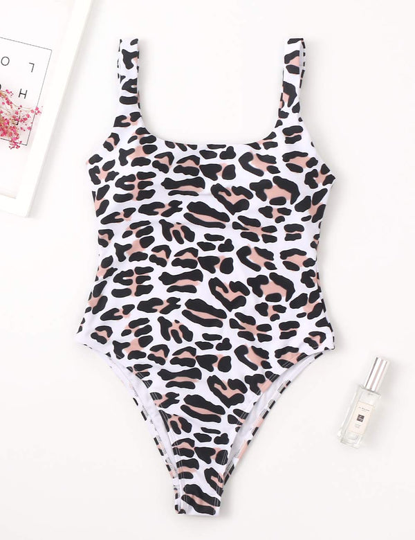 Leo One Piece Bathing Suit - Leopard - Daily Chic