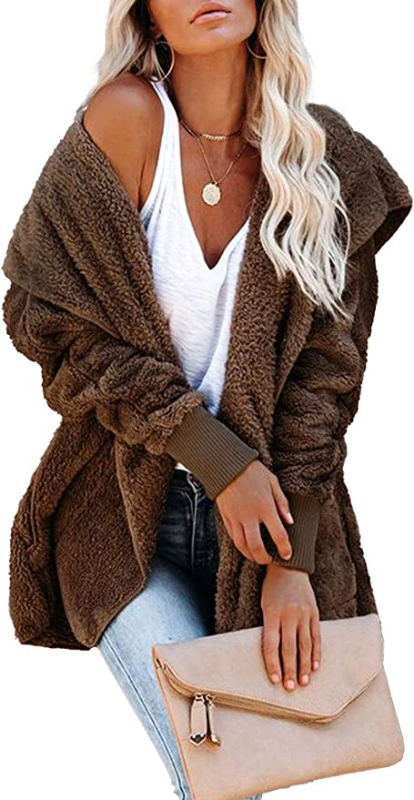 Cozy Up Hooded Teddy Jacket
