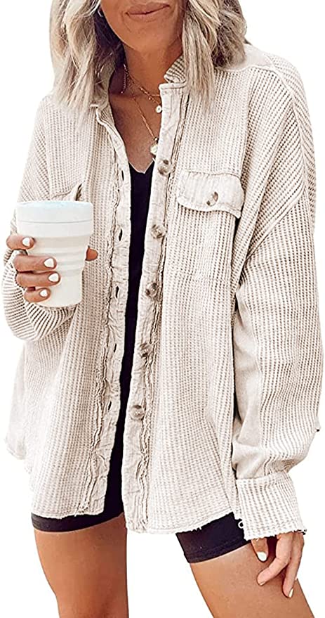Winnie Waffle Knit Shacket