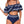 Load image into Gallery viewer, Señorita Off Shoulder Ruffle Top High Waisted Bikini - Black or Navy - Daily Chic
