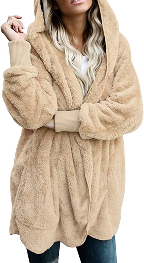 Cozy Up Hooded Teddy Jacket