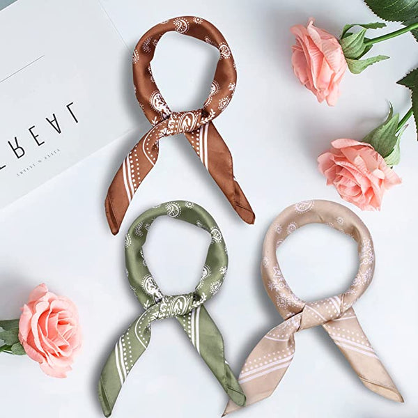 Soleil Silk Scarf Set (3)