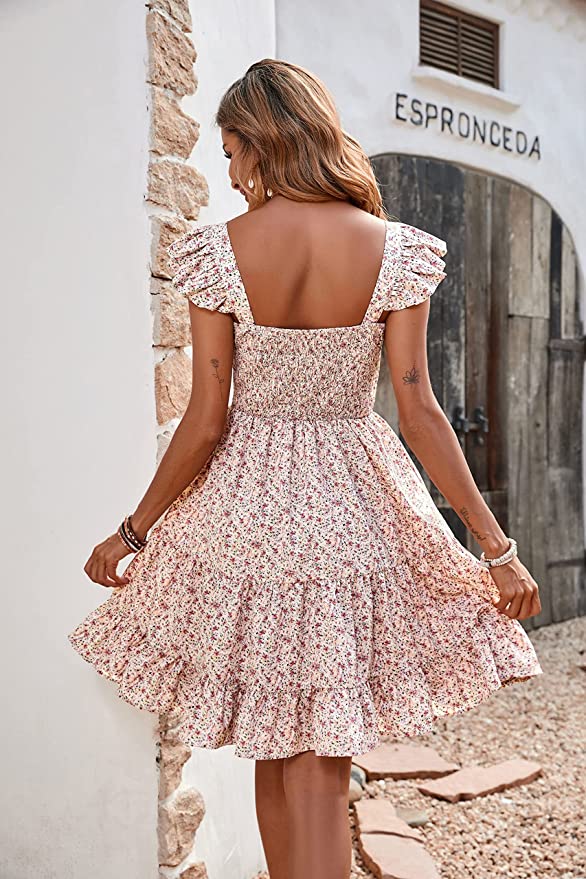 Pretty Please Floral Print Dress