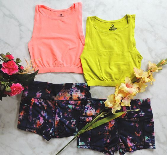 Be Legendary Fit Crop Top - Electric Pink - Daily Chic