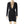 Load image into Gallery viewer, Nadia Long Sleeve Deep V Plunge Dress - Black - Daily Chic
