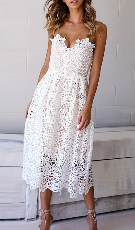 Gia White Lace Dress Gia White Lace Dress
