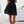 Load image into Gallery viewer, Macie Lace Up Back Lace Dress - Black - Daily Chic
