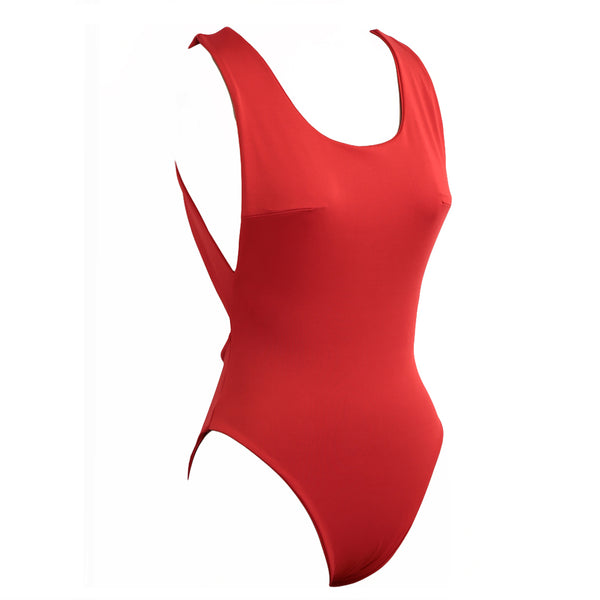 Alexa Tie Back Bodysuit - Pink or Red - Daily Chic