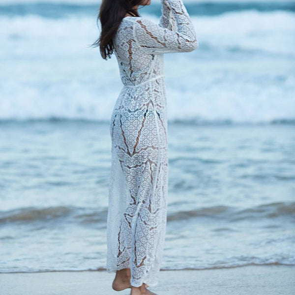 Tula Crochet Lace Cover Up - White or Black - Daily Chic