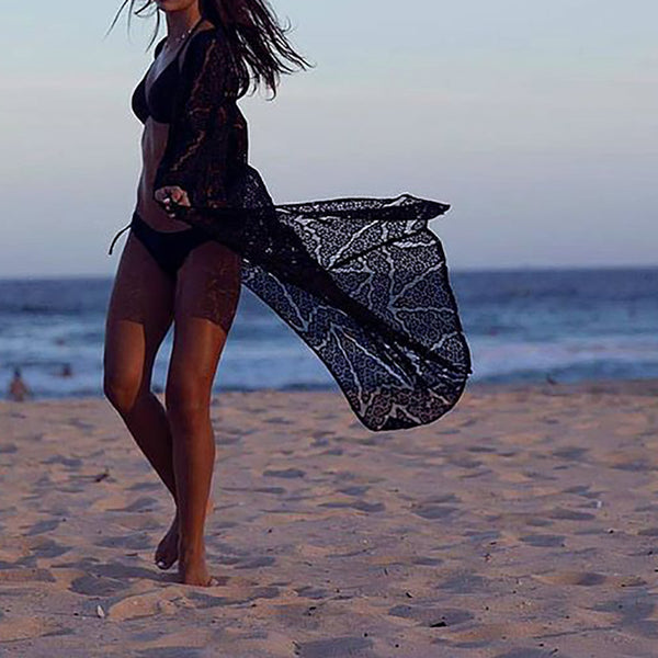 Tula Crochet Lace Cover Up - White or Black - Daily Chic